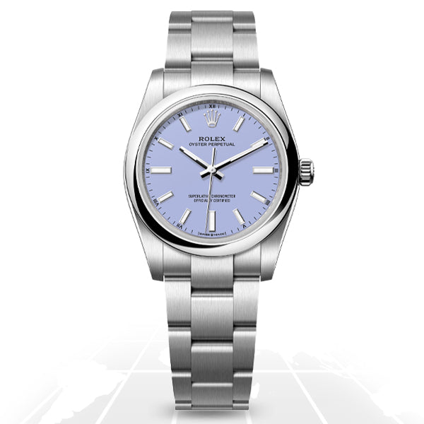 Rolex Oyster Perpetual 34 "Lavande" 124200