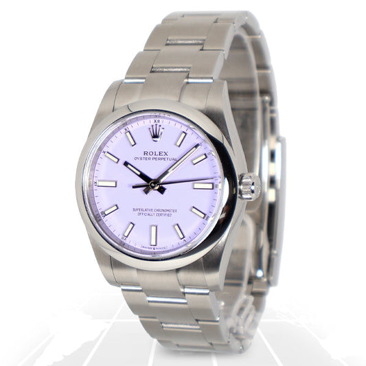 Rolex Oyster Perpetual 34 “Lavender” 124200